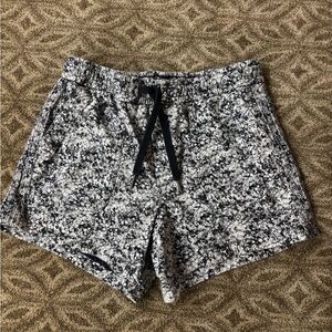 Athleta Black and White Athletic Shorts